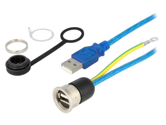 Kabel-adapter; USB-A aansluiting,USB-A-stekker; 1310; USB 2.0 Kabel-adapter; USB-A aansluiting,USB-A-stekker; 1310; USB 2.0